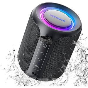 Deeyaple - Bluetooth Luidspreker - IPX7 Waterdicht - Draadloze Stereo Koppeling - 12 Uur