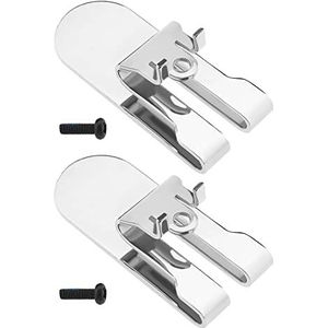 eMagTech 2 stuks riemhaakclips compatibel met DeWalt 18V elektrisch gereedschap DCF620B DCF620D2 DCF620D2-AR DCF620D2-B2 DCF620D2-B3 DCF620D2-BR DCF620M2 DCF622B DCF622M2 Type 1