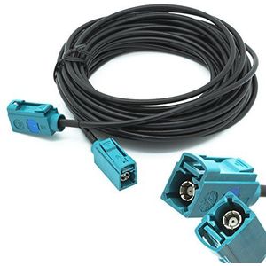 Adapter-Universe antenneadapter, 6 m verlengkabel, FAKRA bus naar FAKRA bus Z antennekabel RG 174, geschikt voor universeel