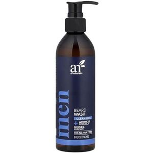 ArtNaturals Verzorgende shampoo voor de baard - met aloë vera, tea tree en jojoba-olie - 236 ml - sulfaatvrij