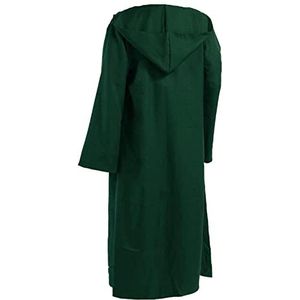 Jedi Robe Hooded Cloak Volwassen Ridder Cape Carnaval Fancy Dress Cosplay Middeleeuwse Priester Tovenaar Kostuum