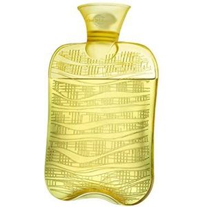 OIFAODAO, Warmwaterflessen Top Premium warmwaterkruik Ideaal for pijnverlichting Warm en koud Grote rubberen Watehot-waterfles Heetwaterzak,Warmwaterkruik(Geel)