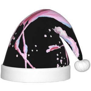 DURAGS Tropische flamingo's pluche kinderkerstmuts - ideaal kind vakantie decoratie hoed, voor kerstdecoratie
