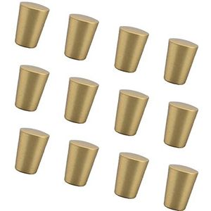 12 stuks kasttrekkers 30 cm gat midden messing gouden lade handgrepen moderne solide keuken hardware handgrepen met schroeven voor badkamer dressoir kledingkast schoenenkast wijnkast (kleur: goud,