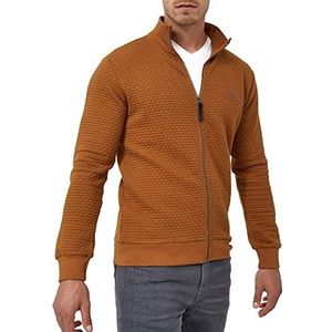 Indicode Heren Bermie Sweat Jacket | Sweatvest met opstaande kraag Rubber M