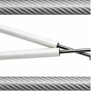 Shock Bracket Voor Opel Voor Corsa D 2006-2014 Voorste Motorkap Wijziging Schokdemper Absorber Koolstofvezel Gasveer Zuigerstang Motorkap Struts Motorafdekking hydraulische stang(Silver carbon fiber)