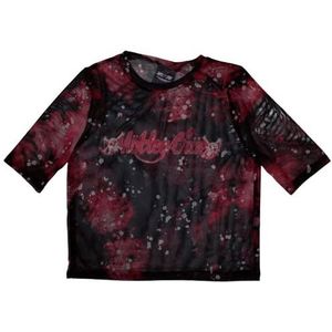 Motley Crue Dr Feelgood Logo Mesh Crop Top Shirt XXL