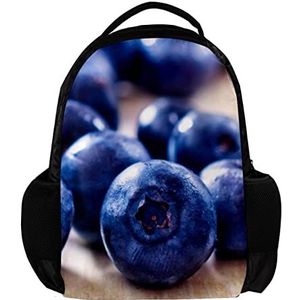 vers fruit Blueberry patroon Gepersonaliseerde Rugzak voor vrouwen en man School reizen werk Rugzak, Meerkleurig, 27.5x13x40cm, Rugzak Rugzakken