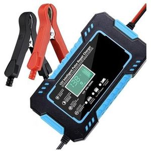 Autolader, 12V 6A Car Battery Charger Multiple Protection Full Automatic Intelligent Pulse Repair Battery-Chargers With LCD