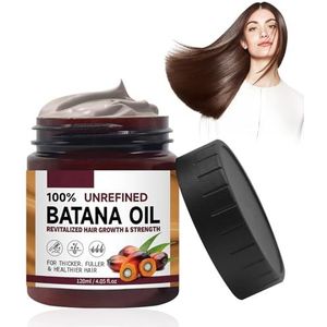 WAWJ® Batana-olie voor Haargroei - Dikker en Voller Haar, Biologische en Pure Batana-olie - Verbetert de Uitstraling van Haar en Huid
