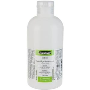 Schmincke - Pastelprimer, natuurkleurige, licht- en verouderingsbestendige, zeer absorberende primer voor pastelwerkzaamheden, 500 ml