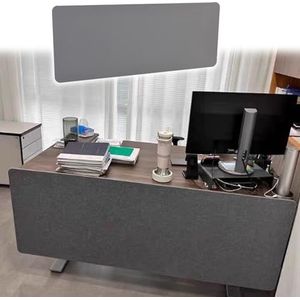 Privacypaneel for onder het bureau, geluidsdichte privacyschermen for onder het bureau, privacypanelen for studenten en kantoor.(LxH 120x60cm/47.2x24in)