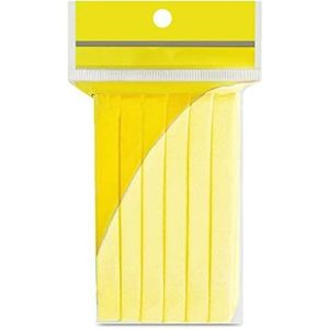 12 Stks Make-up Verwijderen Pads Cosmetische Verwijdering Spons Gecomprimeerd Type Facial Wassen Puff Cleaning Spons Sponzen Gereedschap geel