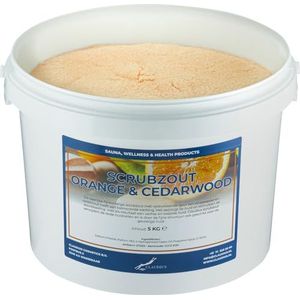 Scrubzout Sweet Orange & Cedarwood - 5 KG - Hydraterende Lichaamsscrub
