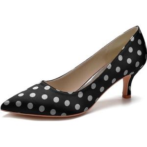 SYDZSW Sexy Hakken Schoenen Partij Bruids Hakken Puntige Teen, Zwart, 43 EU