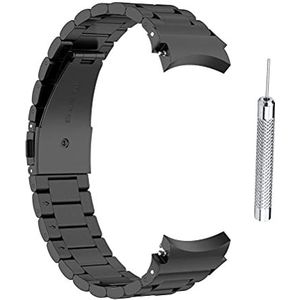 Gintdinpu Quick Release Horlogeband, Vervangende Bands Compatibel voor Samsung Galaxy Watch4 40/44 mm Galaxy Watch 4 Classic 46 mm/42 mm roestvrijstalen band