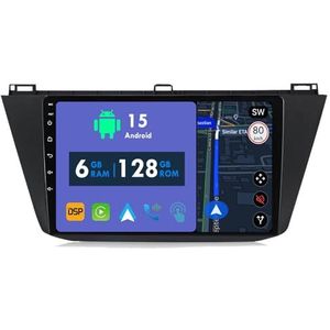 RoverOne Autoradio GPS voor Volkswagen Tiguan 2017 2018 2019 Carplay Android Auto Stereo Hoofdeenheid Bluetooth WiFi Radio Speler Sat Navigatie