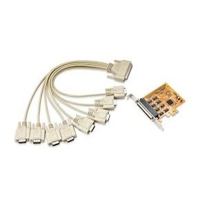 Syba SY-PEX15019 PCI-Express RS-232 seriële 8-poorts kaart met OXPCIe958 chipset