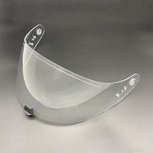 Motorhelm vizier lens, Helmvizier, R420-schild Vervangend helmvizier Hoge sterkte zonneklep Windschermlens Ca-SCO Moto-accessoires (zwart - alleen for gebruik overdag)(Clear-day and Night)