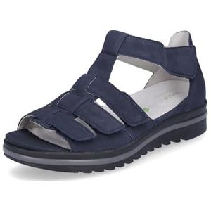 Waldläufer denver damessandalen in blauw, maat 7,5, marineblauw, 41.5 EU Breed