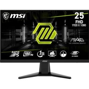 MSI - MAG 256F Gaming Monitor - 24,5 Inch - FHD - Rapid IPS - 180 Hz - 1ms GTG - HDR Ready