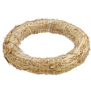 Rietkrans, 50 cm, blank, unieke achternaam, het hele jaar, huisdeurkrans met strik, welkomstbord, slinger, creatief, 26 letters, boerderijkrans voor huisdeur, deurkrans (V, eenheidsmaat