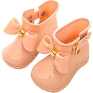 Regenlaarzen Waterdichte regenschoenen schattige jelly schoenen schoenen boog regenlaars Regenschoenen (Color : Beige, Size : 27)