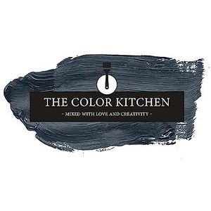 A.S. Création THE COLOR Kitchen TCK3013 Universele muurverf, schilderverf voor woonruimtes en werkkamer, matte binnenverf in blauw, 5 l dekkende verf