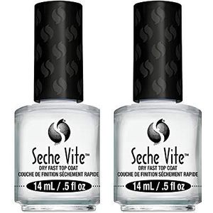 Seche Vite Dry Fast Top Coat Boxed 0.5oz (2 stuks) Seche