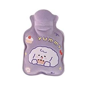 DieffematicRSD Warmwaterkruik Mini-warmwaterkruik Warm schattig warm waterzakken Herbruikbare handheld waterzak Warme kompreszak for binnen en buiten (Color : Purple)