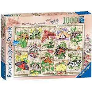 Ravensburger Prachtige motten, 1000-delige legpuzzels voor volwassenen en kinderen vanaf 12 jaar - Dieren en insecten