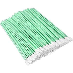 INCHOO 100Pc 6.3 ""Dubbellaags Polyester Reiniging Wattenstaafje Sticks Voor Oplosmiddel Formaat Inkjet Printer Roland Optische Apparatuur