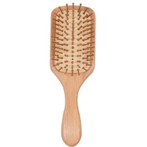 1 stuk houten kam professionele gezonde peddel kussen haaruitval massage borstel haarborstel kam hoofdhuid haarverzorging gezonde bamboe kam (maat : A)