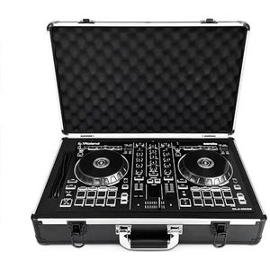 Analog Cases UNISON Case voor Roland DJ-202 Controller (hoogwaardige, robuuste transportkoffer, met op maat gestanst schuim, lichtgewicht aluminium design en stijlvolle bescherming), zwart