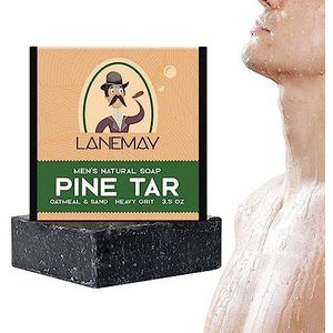 Natuurlijk stuk voor mannen, dennenzeep, koudproces-zeepstukken, huid, helderder, dicht schuim, zuiver natuurlijke voor handen, haar, gezicht en huidreiniging