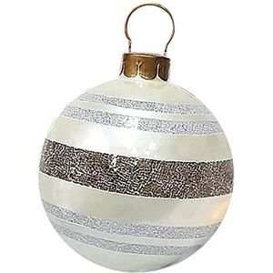 BDMFJY Gigantische kerstbal, kerstdecoratie voor buiten, opblaasbare gigantische kerstballen, opblaasbare kerstballen voor thuis, buitenshuis, verscheidenheid aan stijlen, IA