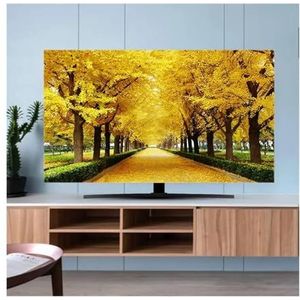 WLTYSM Tv-afdekkingen voor buiten, tv-afdekking, stofbeschermingsdoek, 80 x 50 cm hoog, kwaliteit, huishouden, gebogen tv, universeel, voor buiten, beschermende behuizing voor tv