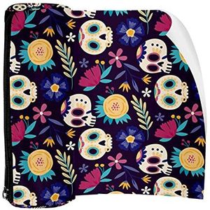 Potlood Case Dia De Muertos Suiker Skull Pouch Bag Pen Rits Tas voor Kantoorartikelen Reizen School Student Supplies