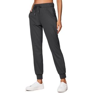 CRZ YOGA 4-way Stretch Atletische Joggingbroek Voor Dames - 27"" Travel Lounge Casual Outdoor-trainingsbroek Joggingbroek Met Zakken Inktgrijs XXS