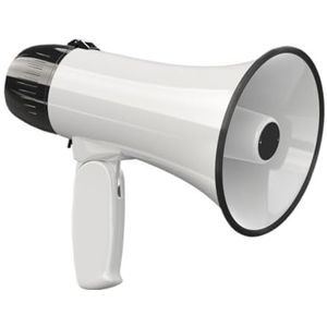 Draagbare Geluidsversterker Met Instelbare Noodsirene(White)