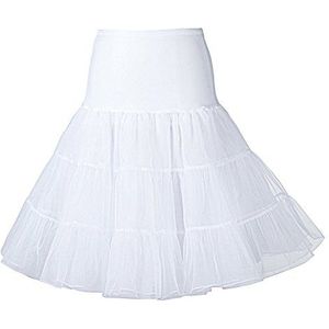 Boolavard - 1950 Petticoat - Onderrok - Wit