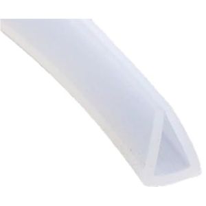 Rubberen glasafdichtingsstrip, U-kanaal siliconen rubberen douchedeur glasafdichtingsstrip, randafwerking beglazing weerstrip randbescherming 1 stuk (22 mm x 18 mm x 1 meter)(12MMX15MMX1METER)