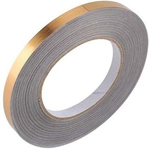 PVC Folie Vloervoegen Decoratie Waterdicht Stickers Zelfklevend voor Slaapkamer Woonkamer Accessoires (Goud 1cm)