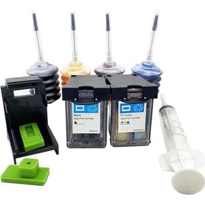 305XL Nagevulde inktcartridge for 305 XL HP305 De-kJet 2710 2720 4110 4120 4130 E-VY 6010 6020 6030 6420(1SET WITH INK)