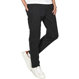 BEZLIT 22879 Thermo Chino broek voor jongens, gevoerd, zwart, 134 cm