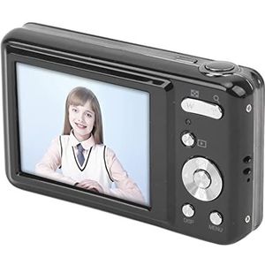 Digitale Slr Camera Lenzen 2.7in Camera ABS Metaal 48MP High Definition 8x Optische Zoom Draagbare Digitale Camera voor Kinderen Beginners(Goud) (Zwart)