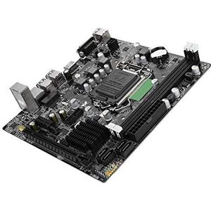 ASHATA LGA 1155 moederbord, desktop computer moederbord LGA 1155 USB 2xDDR3 geheugen, High Speed Dual USB 3.0 SATA moederbord moederbord voor Intel B75 zwart