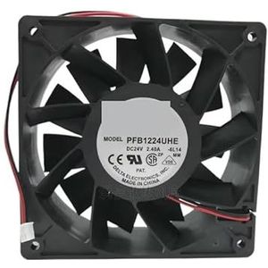Voor Delta Electronics FFB1224EHE DC 24V 1.5A 120x120x38mm 3-draads serverkoelventilator