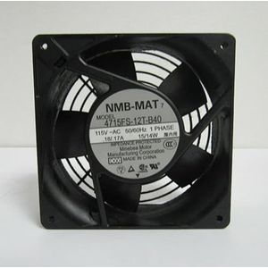 Industrial cabinet fan 4715FS-12T-B40 115V 120 * 120 * 38MM 18W chassis cooling fan