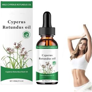 Cyperus Rotundus Olie, Cipres Olie voor het Verwijderen van Haar, Cyperus Rotundus Olie Huidproduct voor Haargroeiremmer, Lichaamshaar Verwijderende Verzorgingsolie, Haarvermindering (1pcs)